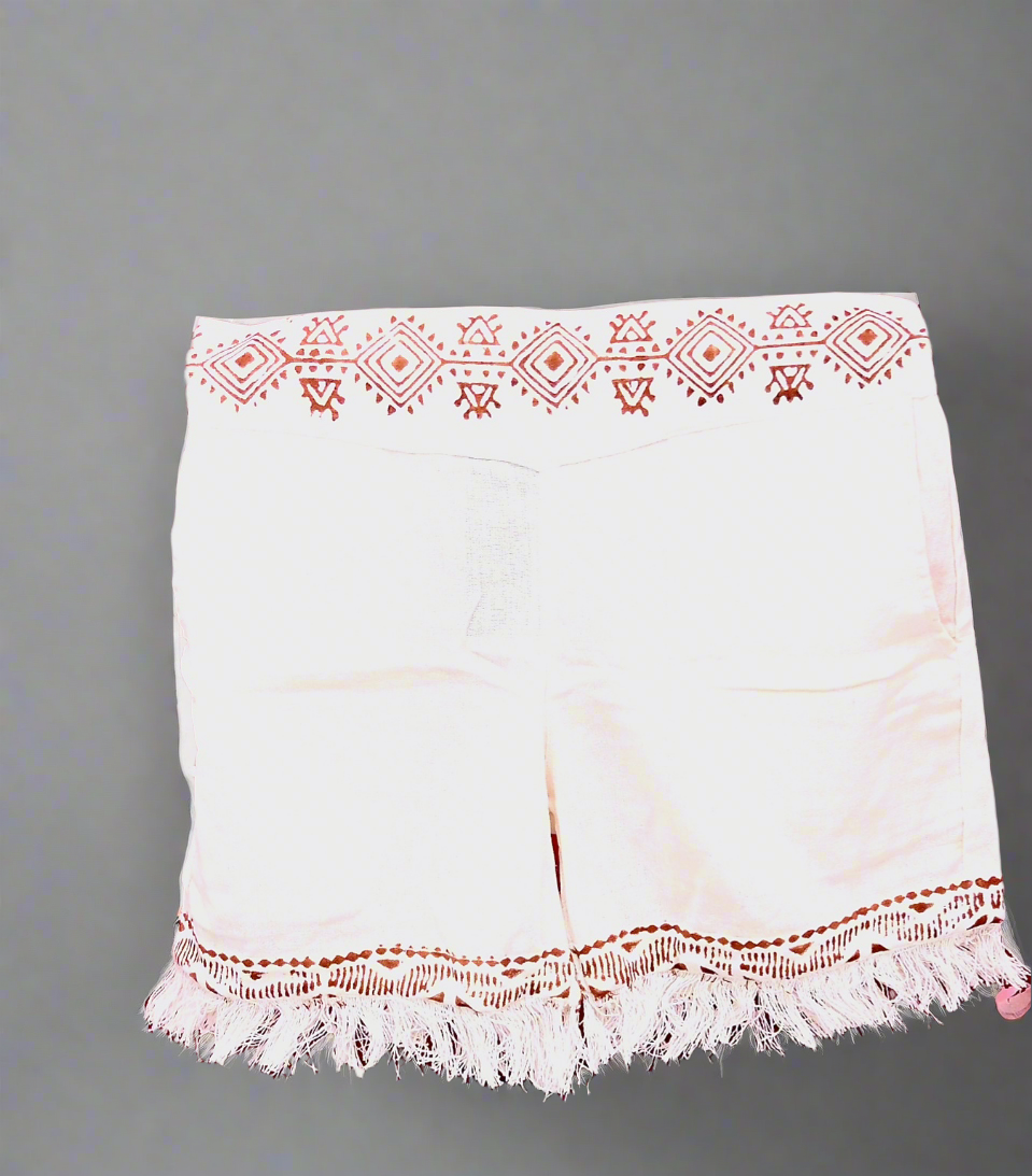 Tribal Hand Printed Cotton Shorts