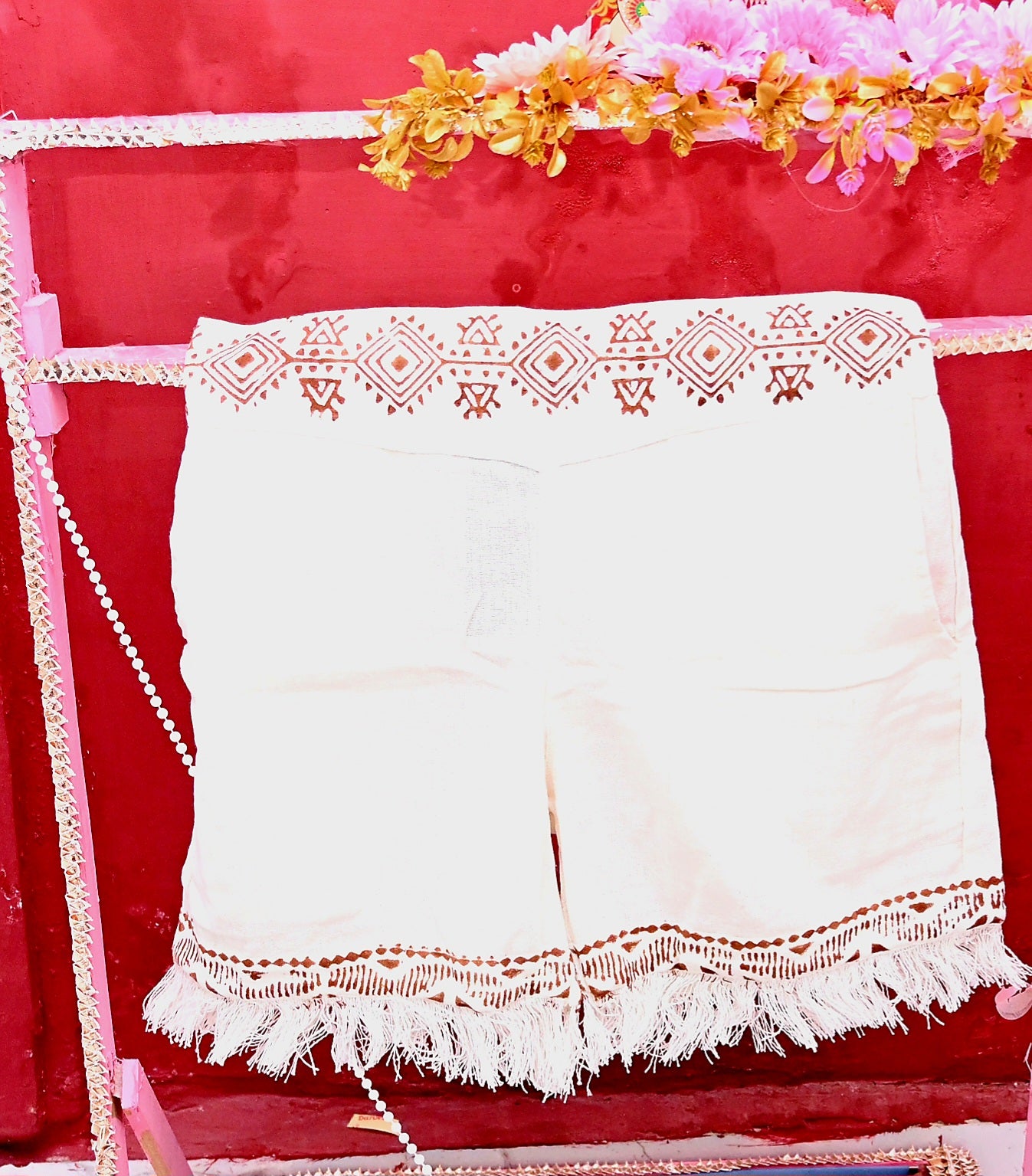 Tribal Hand Printed Cotton Shorts